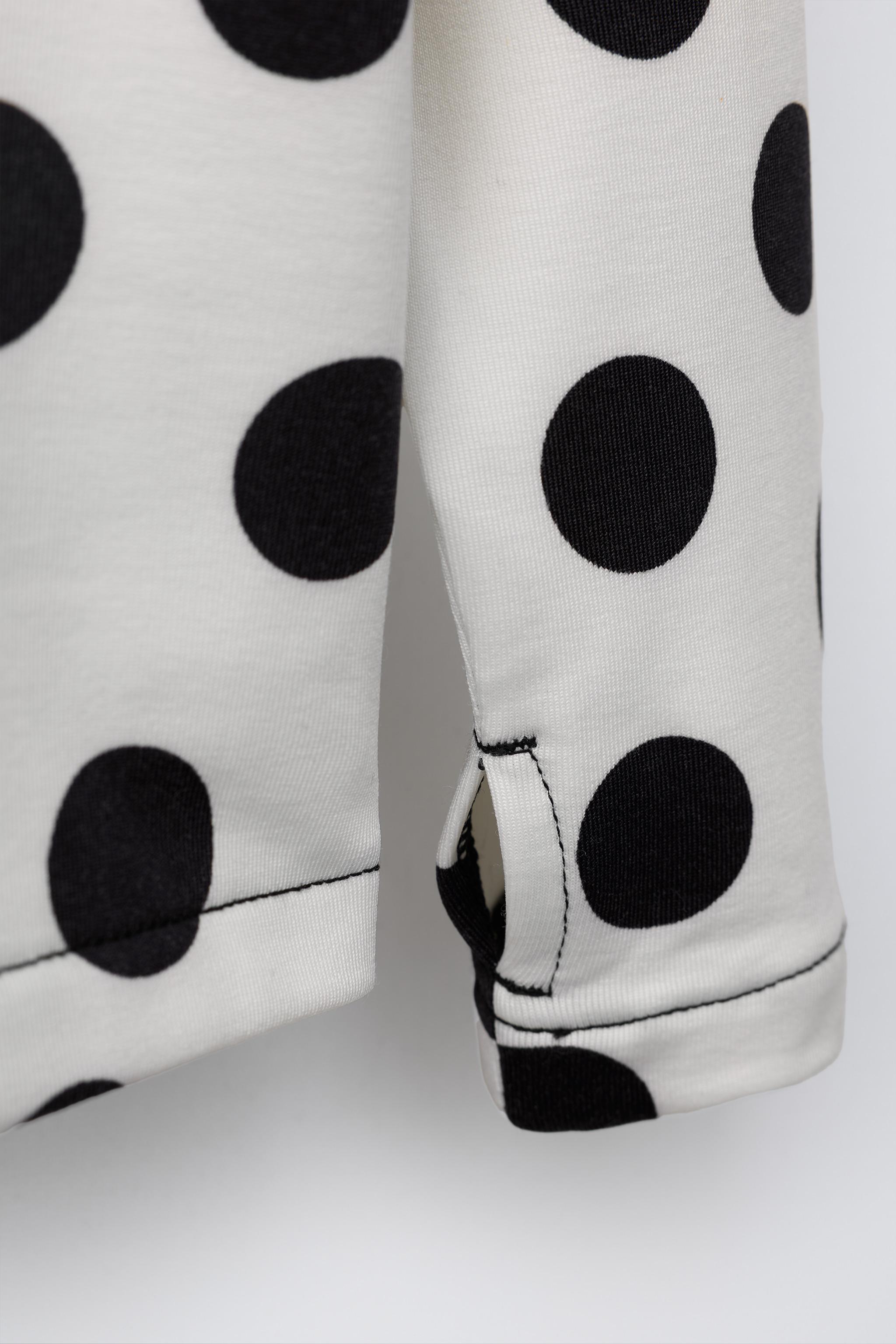 BREATHABLE POLKA DOT T-SHIRT